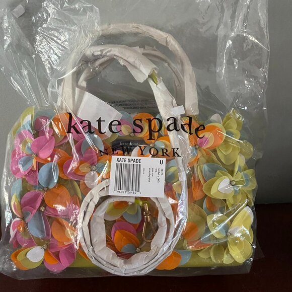 kate spade Handbags - New KATE SPADE Sam Icon Bouquet Floral Embellished Small Tote Crossbody - NWT